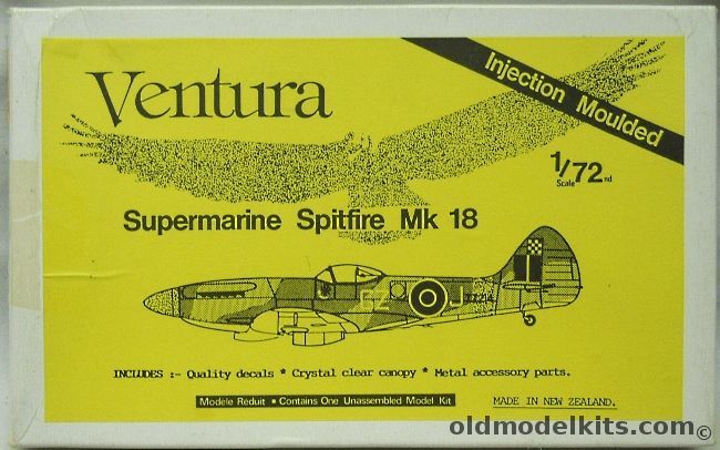 Ventura 1/72 Supermarine Spitfire Mk.18 - (Spitfire XVIII), VN0201 plastic model kit